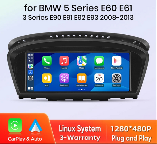 Wireless Carplay/ Android Auto Navigation For BMW 3/5 Series E60 E61 E62 E63 E90 E91 E92 E93