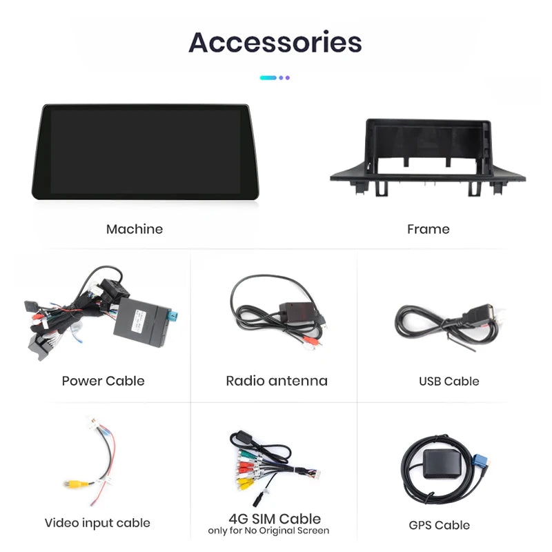 Wireless CarPlay/ Andorid Auto Navigation For BMW X1 F48 X2 F49 2013-2020