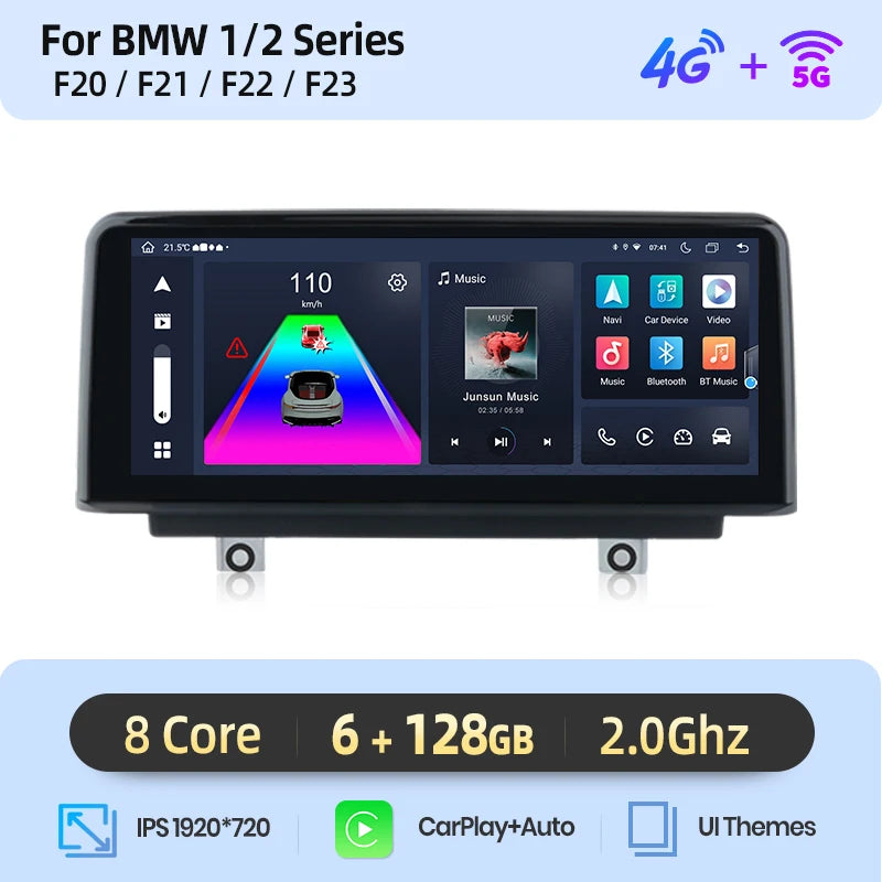 Wireless Carplay Android Auto For BMW 1 2 3 4 Series
