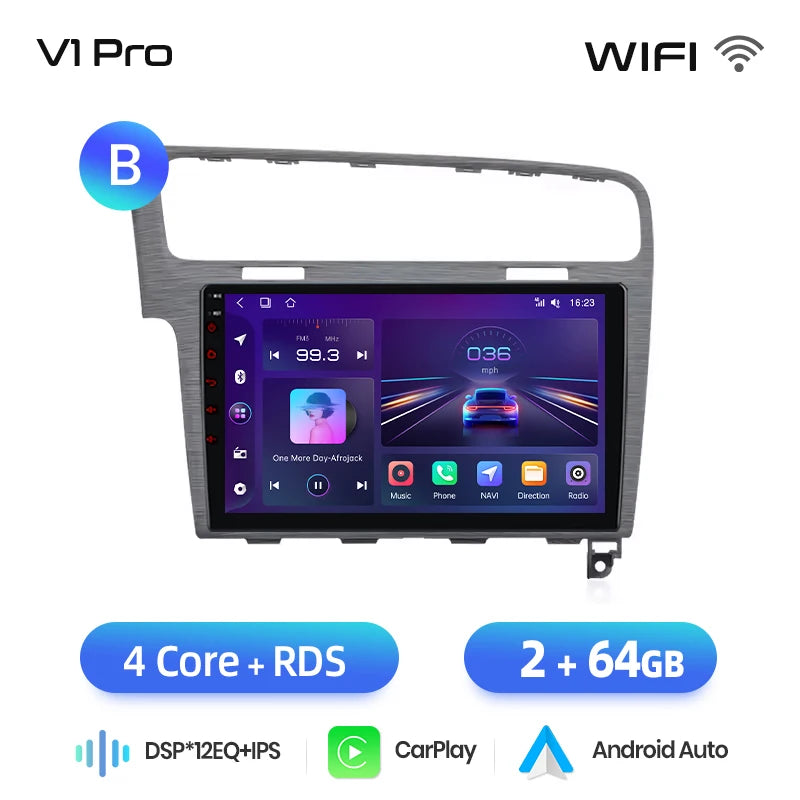 Android Infotainment for Volkswagen Golf 7 (2013–2017)