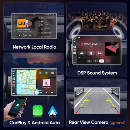 CarPlay Android Auto Car Radio For BMW 3-Series E90 E91 E92 E93