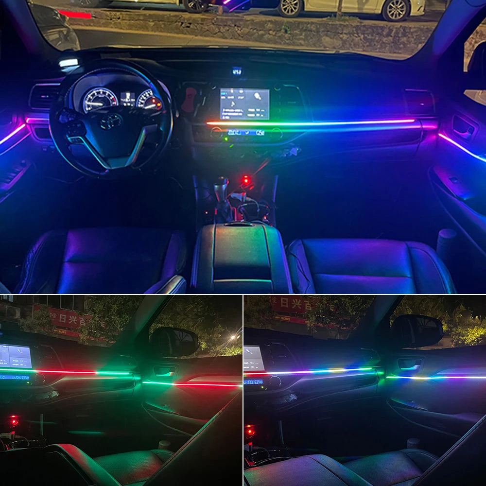 Luminous Symphony 18-in-1 RGB Ambient Car Lighting System – APP Controlled