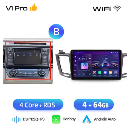 Android Infotainment for Toyota RAV4 (2012–2018)