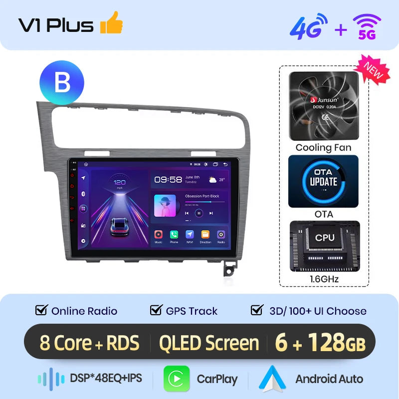Android Infotainment for Volkswagen Golf 7 (2013–2017)
