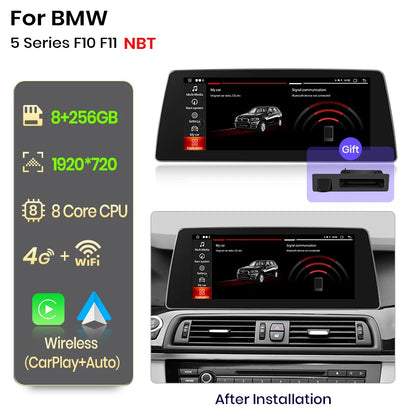 Wireless CarPlay Android Auto System For BMW 5 Series F10 F11 2011-2017