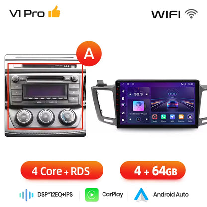 Android Infotainment for Toyota RAV4 (2012–2018)