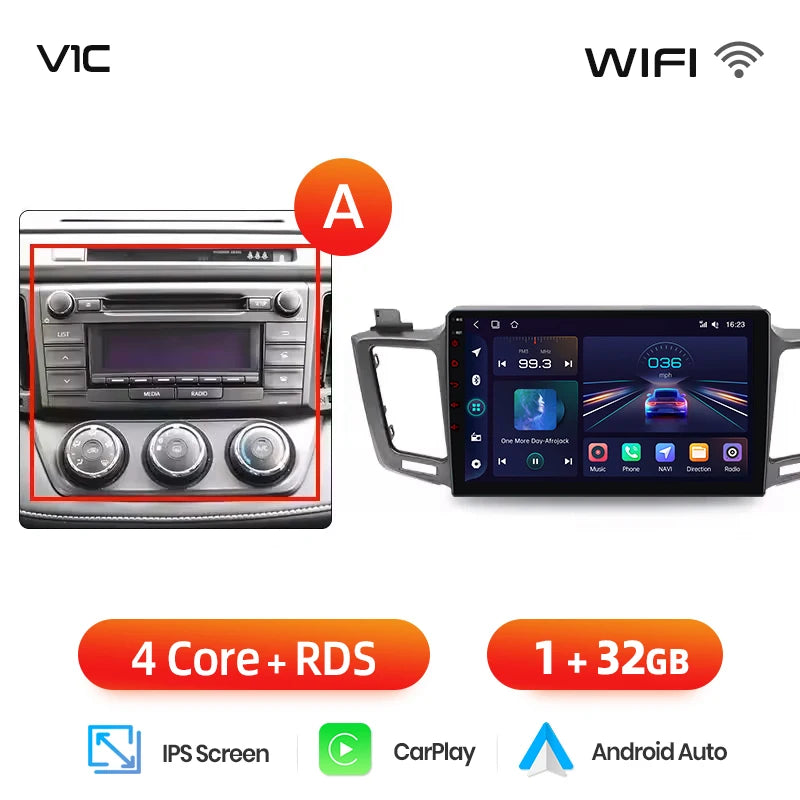 Android Infotainment for Toyota RAV4 (2012–2018)