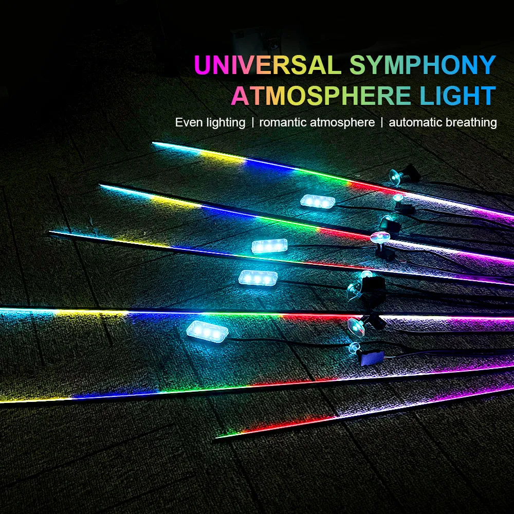 Luminous Symphony 18-in-1 RGB Ambient Car Lighting System – APP Controlled