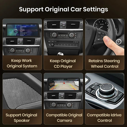 Wireless Carplay/ Android Auto Navigation For BMW X3 F25 X4 F26 2010-2017