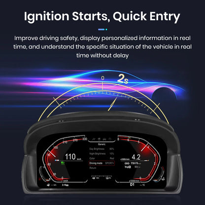 Digital Cluster Dashboard For BMW X1 E84 2009-2015