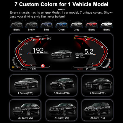 Digital Cluster Wireless Carplay for BMW 3 Series E90 E91 E92 2005-2012