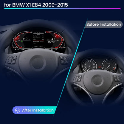 Digital Cluster Dashboard For BMW X1 E84 2009-2015