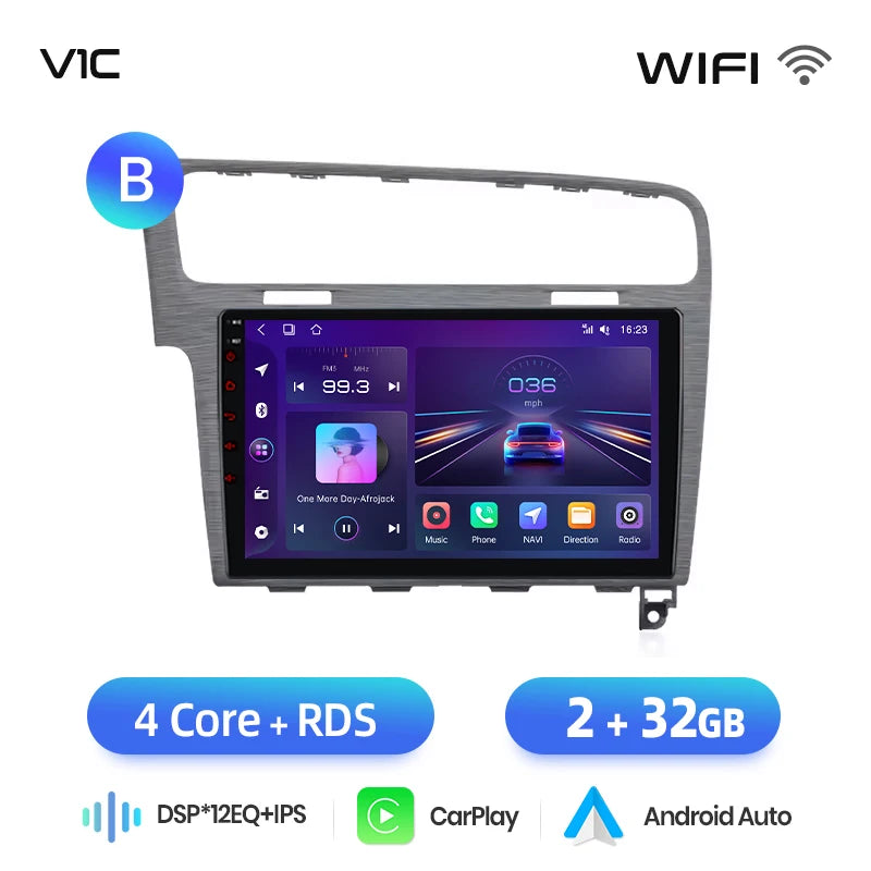 Android Infotainment for Volkswagen Golf 7 (2013–2017)