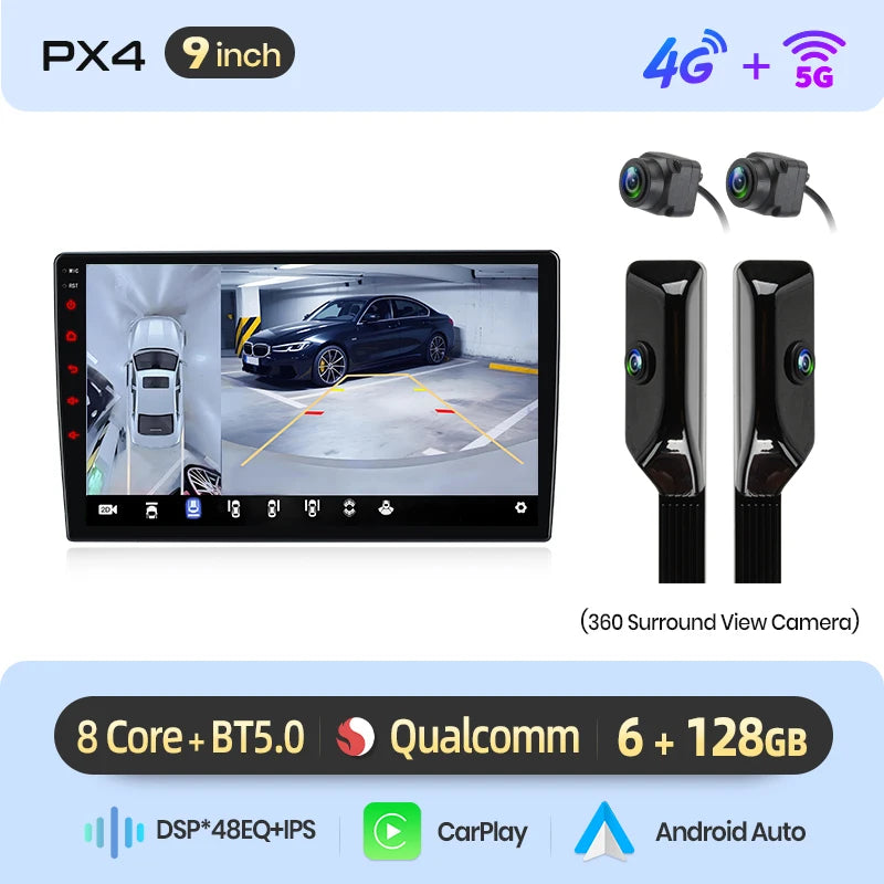 CarPlay Android Auto Car Radio For BMW 3-Series E90 E91 E92 E93