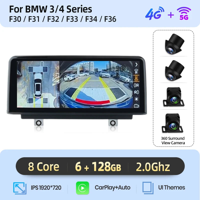 Wireless Carplay Android Auto For BMW 1 2 3 4 Series