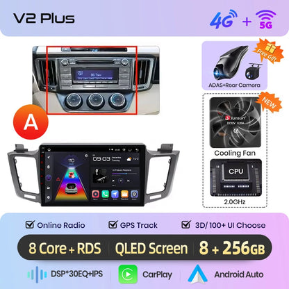 Android Infotainment for Toyota RAV4 (2012–2018)