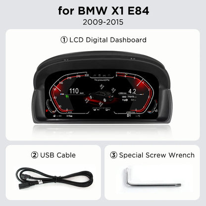 Digital Cluster Dashboard For BMW X1 E84 2009-2015