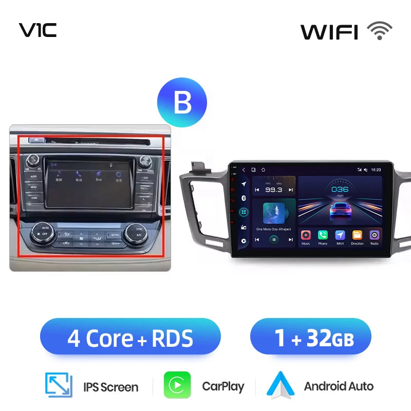 Android Infotainment for Toyota RAV4 (2012–2018)