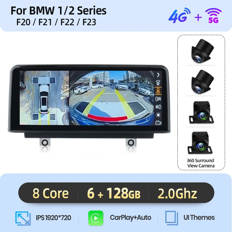 Wireless Carplay Android Auto For BMW 1 2 3 4 Series