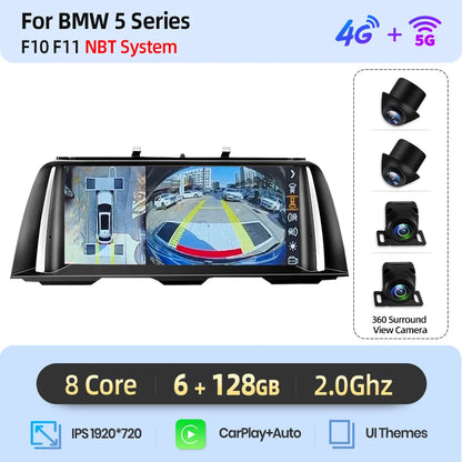 Wireless CarPlay Android Auto System For BMW 5 Series F10 F11 2011-2017