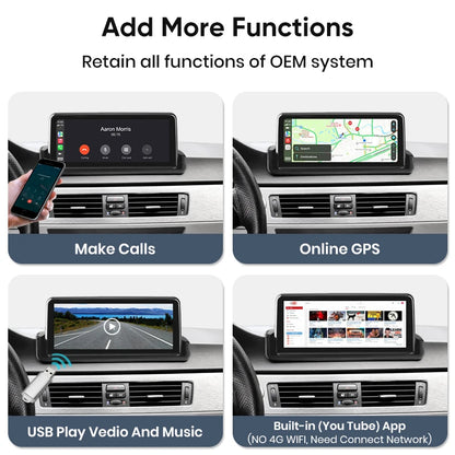 Wireless Navigation Carplay Android Auto BMW 3 Series E90 E91 E92 E93