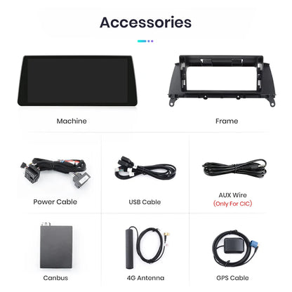 Wireless Carplay/ Android Auto Navigation For BMW X3 F25 X4 F26 2010-2017