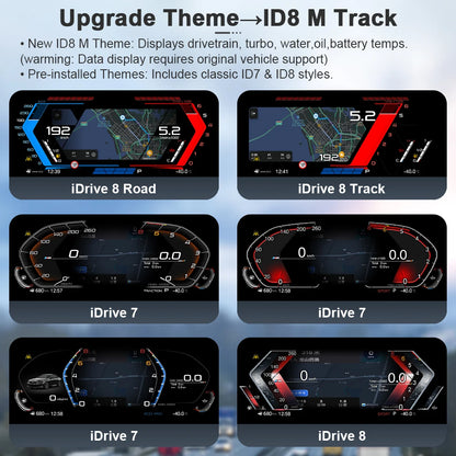 Digital Cluster Wireless Carplay for BMW 3 Series E90 E91 E92 2005-2012