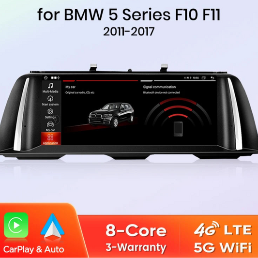 Wireless CarPlay Android Auto System For BMW 5 Series F10 F11 2011-2017