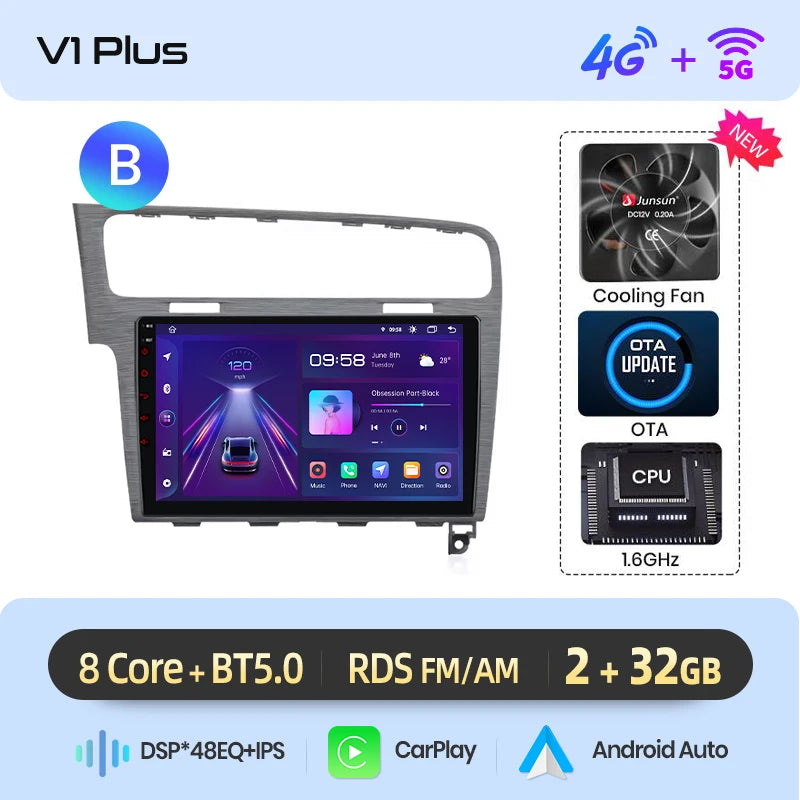 Android Infotainment for Volkswagen Golf 7 (2013–2017)