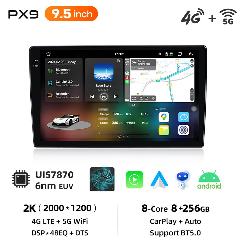 CarPlay Android Auto Car Radio For BMW 3-Series E90 E91 E92 E93