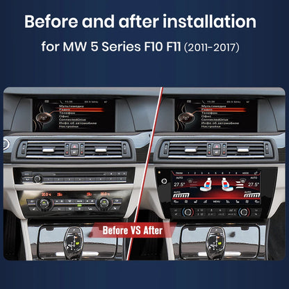 Junsun 10.25 inch Air Conditioning Screen For BMW 5 Series F10 F11 2011-2017 LCD Digital Display Climate Control Touch AC Board