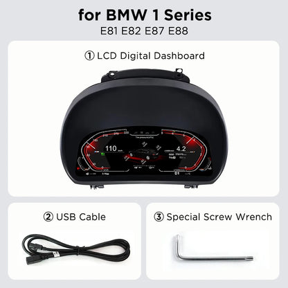 Digital Cluster Dashboard For BMW 1 Series E81 E82 E87 E88 2006 -2015