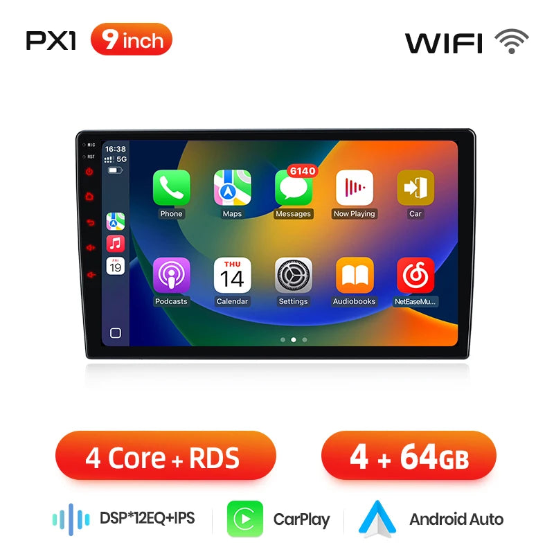 CarPlay Android Auto Car Radio For BMW 3-Series E90 E91 E92 E93