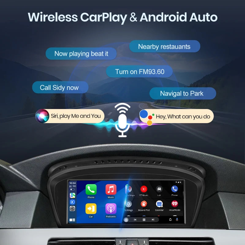 Wireless Carplay/ Android Auto Navigation For BMW 3/5 Series E60 E61 E62 E63 E90 E91 E92 E93