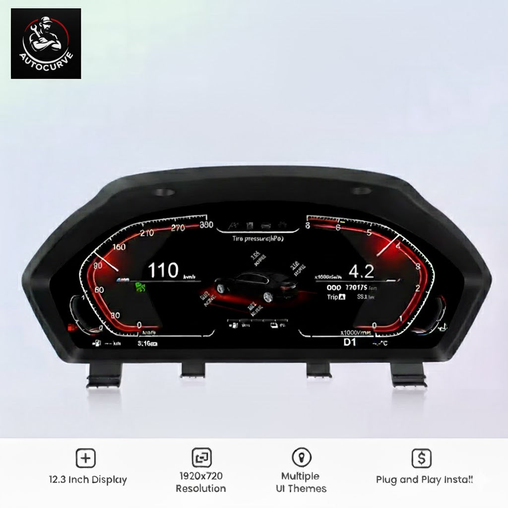 Digital Cluster Dashboard For BMW 5 Series E60 E61 E63 E64 2003-2009 CCC CIC LCD
