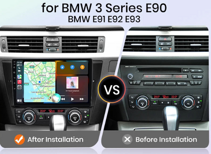 Autoradio CarPlay Android Auto pour BMW Série 3 E90 E91 E92 E93