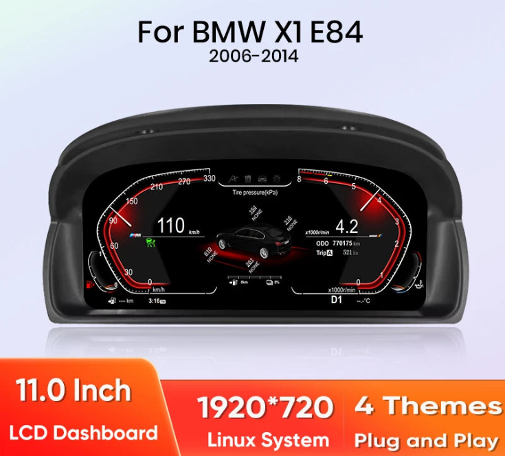 Digital Cluster Dashboard For BMW X1 E84 2009-2015